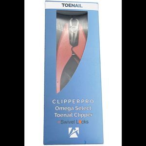 Azurro CLIPPERPRO 2.0 Toenail Clipper w/ Swivel Head and Lock Red